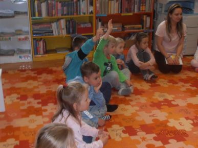 Wizyta w Bibliotece najstarszej grupy